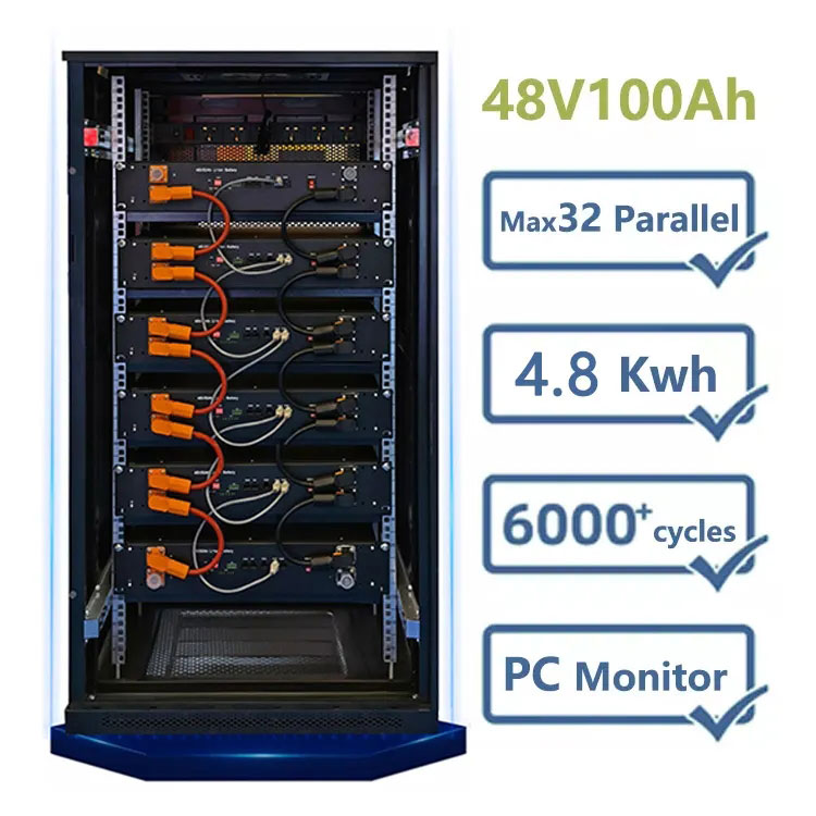 48V 100AH ​​रैक मॉडल एनर्जी स्टोरेज लिथियम बैटरी